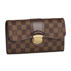 Louis Vuitton N61747 Portofel Sistina Damier Ebene Canvas