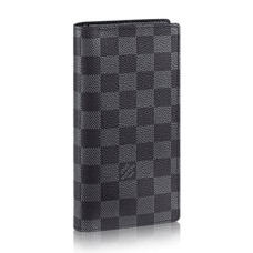 Portofel Louis Vuitton N62227 Brazza Damier Graphite Canvas