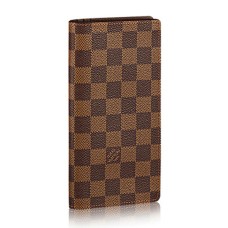 Louis Vuitton N62228 Brazza Portofel Damier Ebene Canvas