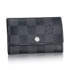 Louis Vuitton N62662 6 Suport chei Damier Graphite Canvas