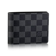 Louis Vuitton N62663 Portofel multiplu Damier Graphite Canvas