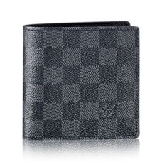 Louis Vuitton N62664 Marco Portofel Damier Graphite Canvas