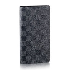 Louis Vuitton N62665 Brazza Portofel Damier Graphite Canvas