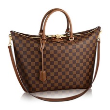 Geantă tote Louis Vuitton N63169 Belmont Damier Ebene Canvas