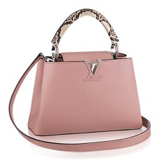 Geantă Louis Vuitton N92801 Capucines PM din piele Taurillon